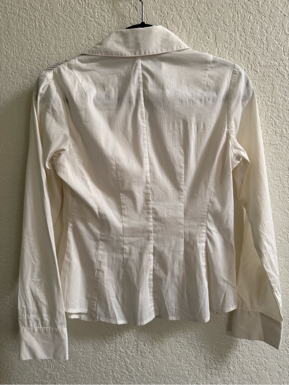 Laundry By Shelli Segal White Ruffled Front Button-Down Shirt - Picture 4 of 4